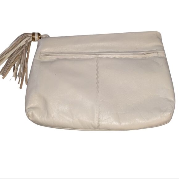 Cream vintage purse with fringe detail - Picture 1 of 6